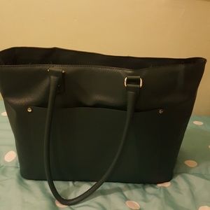 Dark green purse